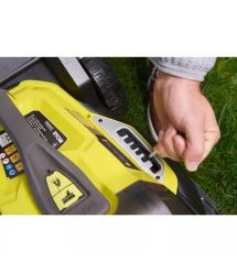 Ryobi Газонокосилка ONE+ Hybrid RY18LMH37A-250 18В/220В 2х5.0А/ч, 37см, 25-70 мм, 45л, мульчирование