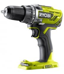 Ryobi Шуруповерт-дрель аккумуляторный R18DD3-0, 18В, 50Нм, 500/1800об/мин, 1.2кг, без АКБ и ЗУ