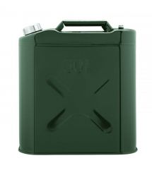 2E Канистра топливная вертикальная 30л металл 0.8мм, 3.3кг, зеленый