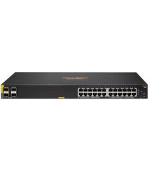 HPE Коммутатор Aruba 6000 24G CL4 4SFP Switch, 24xGE, 4xGE SFP Ports, 370W PoE Class 4, LT Warranty