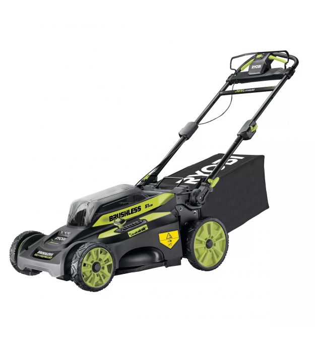 Ryobi Газонокосарка акумуляторная RY36LMX51A-160 самоходная, MAX POWER 36В, 1х6Аг, 51с