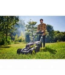 Ryobi Газонокосарка акумуляторная RY36LMX51A-160 самоходная, MAX POWER 36В, 1х6Аг, 51с