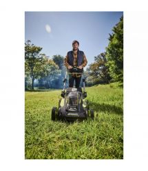 Ryobi Газонокосарка акумуляторная RY36LMX51A-160 самоходная, MAX POWER 36В, 1х6Аг, 51с