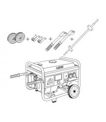 Könner & Söhnen Комплект транспортировочный KS 10 KIT, диаметр 20.5см, диаметр рамы 32мм, 5.2кг