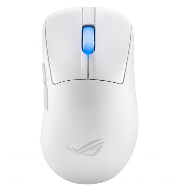 ASUS Мышь ROG Keris II Ace, RGB, USB-A/WL/BT, белый