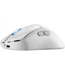 ASUS Мышь ROG Keris II Ace, RGB, USB-A/WL/BT, белый
