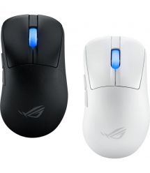 ASUS Мышь ROG Keris II Ace, RGB, USB-A/WL/BT, белый