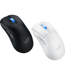 ASUS Мышь ROG Keris II Ace, RGB, USB-A/WL/BT, белый