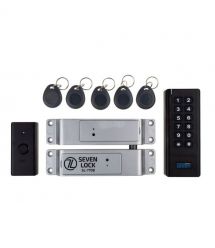 Беспроводной комплект контроля доступа SEVEN LOCK SL-7708 black
