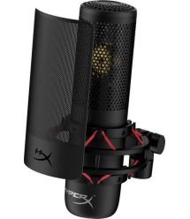 HyperX Микрофон геймерский ProCast, Bi, 3-pin XLR, no cable, з поп-фільтром, черный