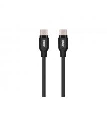 2E Кабель USB-C - USB-C Glow 60W 1m Black