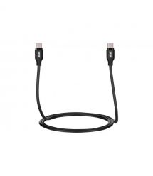 2E Кабель USB-C - USB-C Glow 60W 1m Black