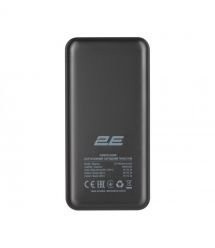 2E Портативное зарядное устройство 20000mAh, DC 5V, 2.1A, Type-C, MicroUSB, USB-А, black