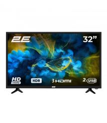 2E Телевізор 32" LED HD 50Hz Black