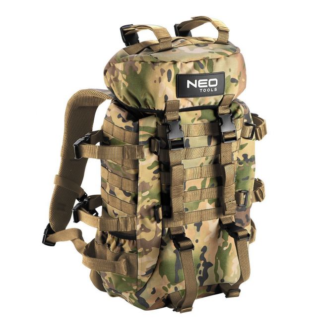 Neo Tools Рюкзак, 30л, полиэстер 600D, регулировка ремней и ручек, камуфляж