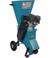 Könner & Söhnen Измельчитель садовый KS 400WS, 6.5лс, ручной запуск, 2 ножа, 2400 об/м, 70кг