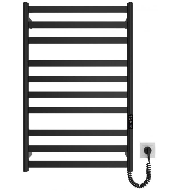 Hygge Family Полотенцесушитель электрический York, 770х530х80мм, таймер-регулятор, сталь, черный матовый