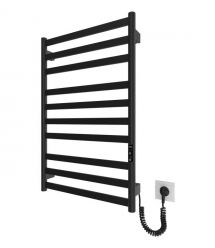 Hygge Family Полотенцесушитель электрический York, 770х530х80мм, таймер-регулятор, сталь, черный матовый