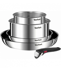 Tefal Набор посуды Ingenio Emotion, 5 пр., нержавеющая сталь, бакелит, серебристый