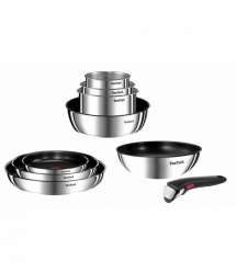 Tefal Набор посуды Ingenio Emotion, 5 пр., нержавеющая сталь, бакелит, серебристый