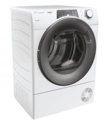 Candy Сушильная машина тепловой насос, 7кг, A++, 46,5см, дисплей, Wi-Fi + Bluetooth, люк серый, белый