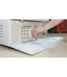 Candy Сушильная машина тепловой насос, 7кг, A++, 46,5см, дисплей, Wi-Fi + Bluetooth, люк серый, белый