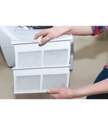 Candy Сушильная машина тепловой насос, 7кг, A++, 46,5см, дисплей, Wi-Fi + Bluetooth, люк серый, белый