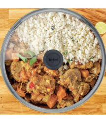 Tefal Набор посуды Delicious, 6 предметов, нержавеющая сталь, бакеліи, стекло