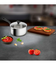 Tefal Набор посуды Delicious, 6 предметов, нержавеющая сталь, бакеліи, стекло