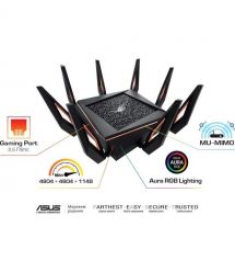 ASUS Маршрутизатор GT-AX11000 AX11000, 4xGE LAN, 1xGE WAN, 2xUSB3.1, MESH, EU-UK