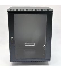 Шкаф 15U, 600х500х773 мм (Ш*Г*В), акриловое стекло, черный