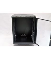 Шкаф 15U, 600х500х773 мм (Ш*Г*В), акриловое стекло, черный