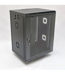 Шкаф 15U, 600х500х773 мм (Ш*Г*В), акриловое стекло, черный