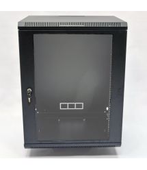 Шафа 15U, 600х600х773 мм (Ш*Г*В), акрилове скло, чорна