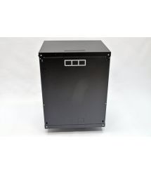 Шафа 15U, 600х600х773 мм (Ш*Г*В), акрилове скло, чорна