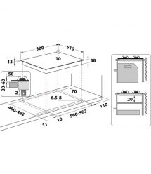 Whirlpool Варочная поверхность газовая TKRL660IX