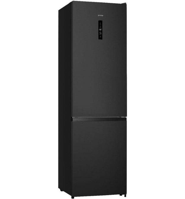 Gorenje Холодильник с нижн. мороз. Камерой, 200х60х60см, 2 дв., 238(98)л, А+, NF+ Зона св-ти, Внешн.диспл, Черный