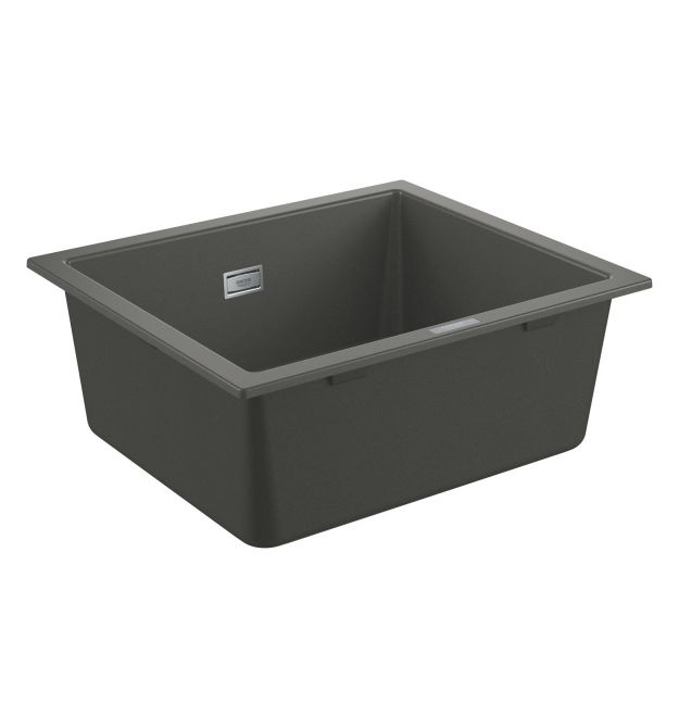 Grohe Мойка кухонная K700U, гранит, прямоуг., без крыла, 533x457x205мм, чаша - 1, врезная/под столешницу, серый гранит