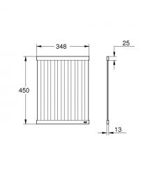 Grohe Решетка для посуды для кухонной мойки, матовый теплый закат