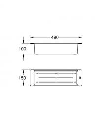 Grohe Коландер для кухонной мойки, матовый прохладный восход солнца