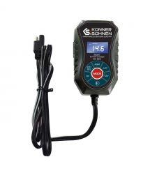 Könner & Söhnen Зарядное устройство KS-B2A с разъемом SAE, 6/12/12,8В, 2А, AC 210~ 240В ~ 50/60 Гц