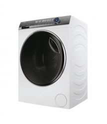 Haier Стиральная машина фронтальная, 9кг, 1400, A+++, 52см, дисплей, пар, инвертор, люк черный, белый