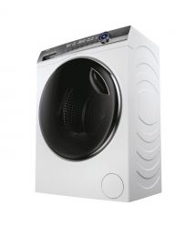 Haier Стиральная машина фронтальная, 9кг, 1400, A+++, 52см, дисплей, пар, инвертор, люк черный, белый