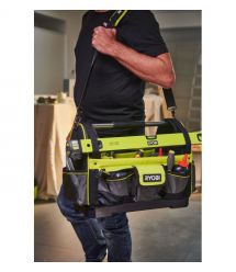 Ryobi Сумка для инструмента RSSLOT1, 38л, открытая, жесткая конструкция, полиэстер, 36х49х23см