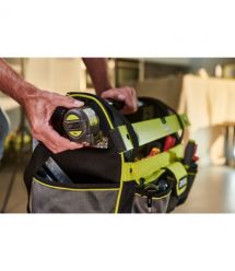 Ryobi Сумка для инструмента RSSLOT1, 38л, открытая, жесткая конструкция, полиэстер, 36х49х23см