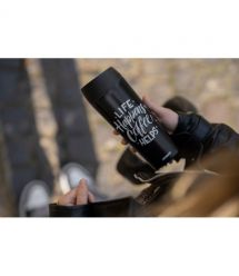 ARDESTO Термочашка Coffee Time 450 мл, нержавеющая сталь, черный