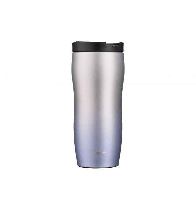 ARDESTO Термочашка Metallic 450 мл, нержавеющая сталь, синий
