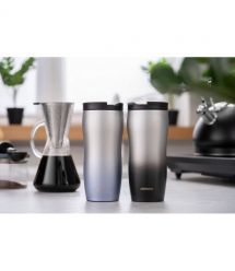 ARDESTO Термочашка Metallic 450 мл, нержавеющая сталь, синий