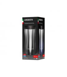ARDESTO Термочашка Metallic 450 мл, нержавеющая сталь, синий