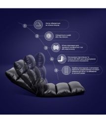 Trust Напольное кресло GXT 718 RAYZEE, ПУ шкіра, до 125кг, Черный